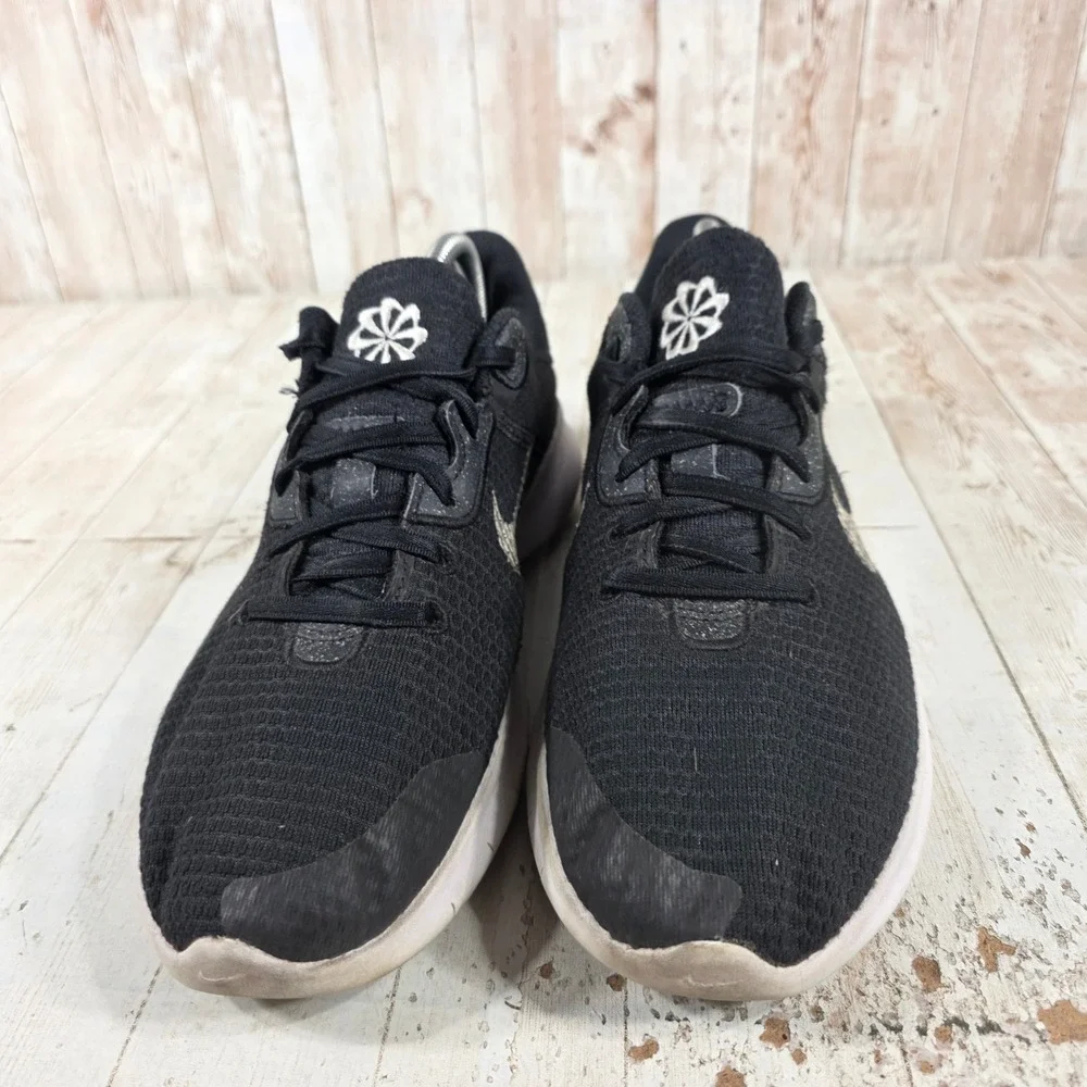 Nike Flex Experience Run 11 Next Nature Black White Silver DD9283-001 Womens 10
